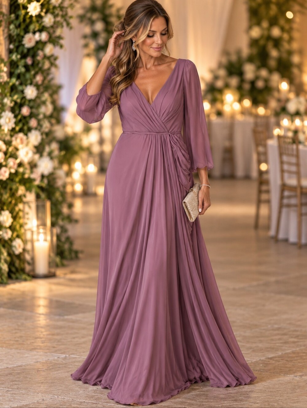 Kleinfeld MAUVE evening Gown. Size 10
